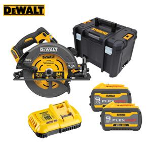 디월트 DCS578X2 60V MAX 충전 원형톱 스킬3.0Ah 세트 185mm (유선원형톱날 판넬날호환가능) DCS578N