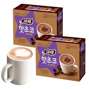 미떼 핫초코 오리지날 20p 코코아 동서 겨울철 간식 캠핑 탕비실 가루 스틱 교회 홈카페