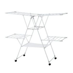 한샘 이동식 두꺼운 이불 건조 양날개 건조대_플러스 메쉬형 4인 가족 빨래 건조