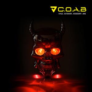 코아브  LED 해골 레이져 라인 후미등 N-6193