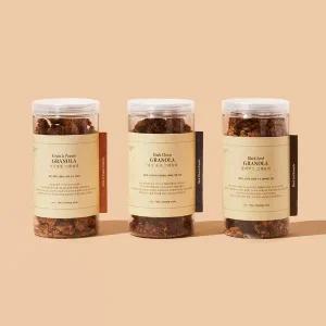 [한과미의식]수제 그래놀라 3종(오곡/땅콩/다크초코블랙푸드 3종중 택1)