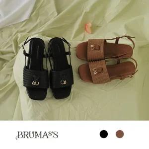 브루마스 소가죽 로로 샌들