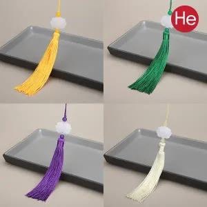 노리개 매듭 장신구 보자기포장 전통 수술 태슬 매듭끈 미니 국화