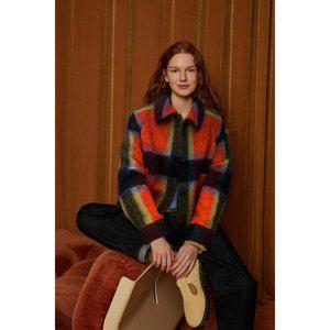 [베네통](강남점)아카이브 체크 숏 코트BACT61461