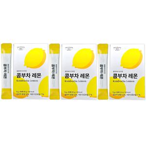 저당 콤부차 레몬 저칼로리 콤프차 곰부차 총 90포