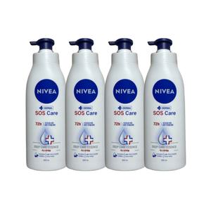 니베아 SOS 케어 바디로션 400ml x 4개