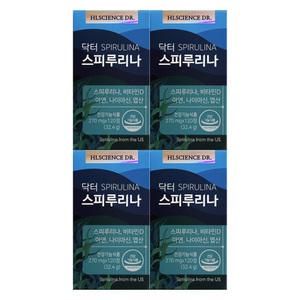 에이치엘사이언스 닥터 스피루리나 270mg x 120정 4개 / 써클