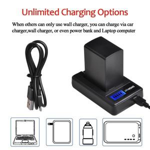 BP-828 배터리 및 LCD USB 충전기 캐논 VIXIA HF G50 G60 XA40 XA45 GX10 G20 G21 HFG40 XA10 XA11 BP828 2