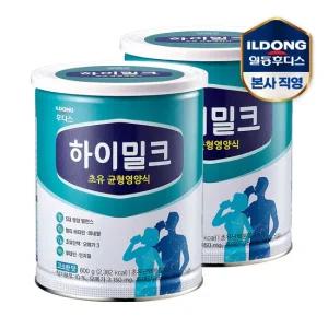 후디스 하이밀크 초유 균형영양식 600g 2캔
