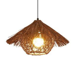 식탁등 갓등 전등갓 식탁 인테리어 펜던트 라탄조명 대나무