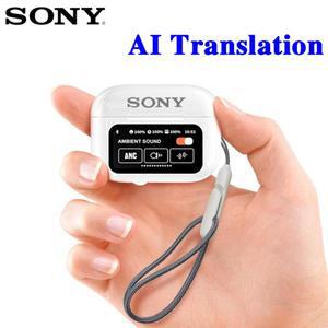 AI 이어폰 소니 호환 무선 블루투스 헤드폰 번역기 터치 스크린 통신 APP 제어 기능이 147 개 언어