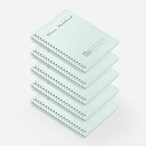 먼지없는 종이 크린페이퍼 무진지 스프링노트 A6 1팩 5권