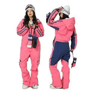 원피스 보드복 점프수트 성인 우주복 방한 보온 방수 스키 스노우 슈트 일체형