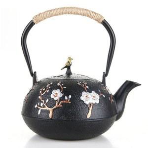 주전자 무쇠 사케 무늬를 무쇠차 4L 청주 술주전자 인테리어로 포춘 버너 예쁜