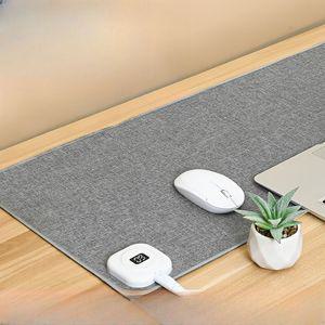온열 데스크매트 발열 마우스패드 보온 usb 사무실 책상 학교 대형 방수