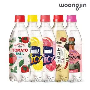 더 빅토리아 소다/쥬시 5종 혼합 500ml x 20페트 (토마토바질 등 신제품 5종 각