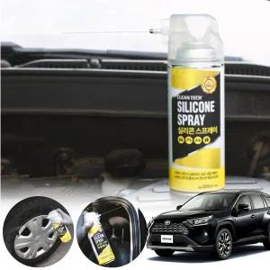라브4(4세대)(13~15) 크린텍 실리콘 스프레이 420ml 내장재색상복원 고무경화방지 타이어광택