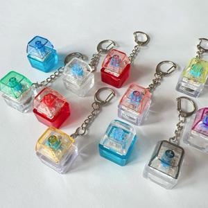 모든 LED 키캡 키보드 키링 딸깍이 청축 적축 피젯토이 열쇠고리 키홀더 스트레스 해소