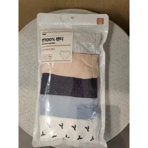 [애니바디](광주신세계)코튼 5매입 팬티-스카이블루 ANPD25A25