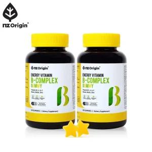 [내일도착] [엔젯오리진] 에너지 비타민B-컴플렉스 구미 60구미 X 2통 (1일 2구미/60일분)