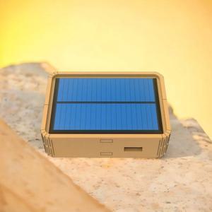 나무 태양광 휴대폰 충전기 만들기 고출력 태양전지판 전기생산 원리학습 보조 배터리 DIY