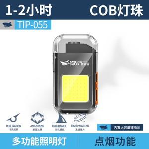 야외 방수 텅스텐 와이어 점화기 Type-C 충전 라이터 투명 COB 조명 휴대용 USB 전기