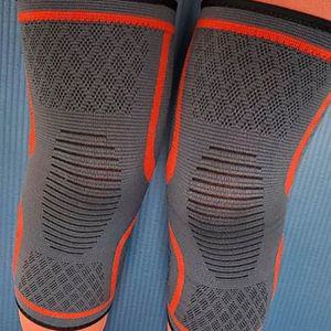 무릎보호대 레드 L 작업용 여름 헬스