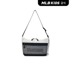 [MLB키즈](공식) 25N 로고 포인트 메신저백 NY (Cream) 7ACRB0B5N-50CRS