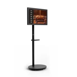 카멜 터치가능 광고용 DS콜 탑재 이동식스탠드 패키지 CT2210IPS+SMB32