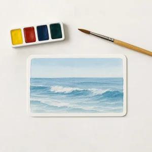 메이마운틴 무지 종이카드 100매 8X13 엽서지