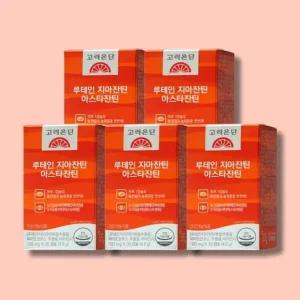 [고려은단] 루테인 지아잔틴 아스타잔틴 160mg 30캡슐, 5박스