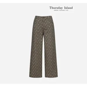 [써스데이아일랜드][Thursday Island] 플라워 패턴 팬츠(T236MPT139W)