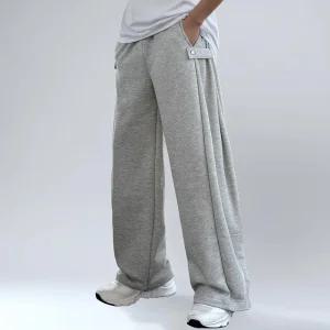 비조 사이드 스냅 벌룬 와이드 팬츠 남여공용 커플룩 3COLOR