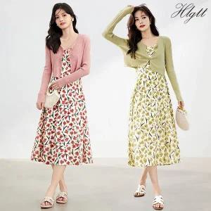 [NS홈쇼핑][헬리꽁땡]스트링트임원피스+가디건(2종)(색상선택)[35187357]