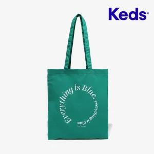 Keds Every blue 레터링 에코백_KD3BCF5102FGRN