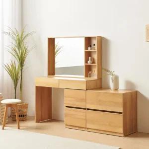 [비밀특가] 파로마 실비아 확장형 콘솔서럽장 화장대 1000