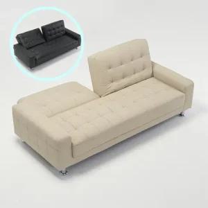 에보니아 갤럭시 소파베드 듀얼 등받이 조절 3인용 쇼파 (국내유일 등받이 교차 각도조절 소파베드)