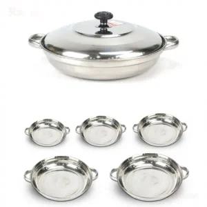 스텐 27종 감자탕 매운탕 부대찌개 샤브샤브 닭도리탕 닭볶음탕 찌개 냄비 양수 전골 냄비 뚜껑 포함