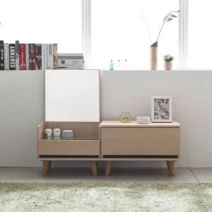 [착불배송] C749 시즌3 좌식화장대+보조장 600 세트 5colors 좌식화장대 보조장 거실장 서랍장 협탁 화장대