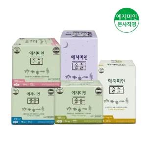 윤슬 체험세트) 소형 16P+중형 16P+대형 14P+롱팬티라이너 40P+오버나이트 4P