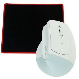 지클릭커 오피스프로 버티컬 도톰스콘 OP80 무소음 블루투스 무선마우스 with PAD 그린