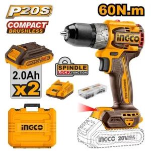 잉코 20V 충전 해머 임팩 전동 드릴세트 CIDLI20602 (WFJFW1C)
