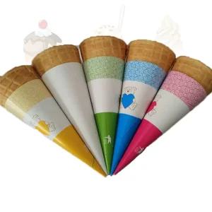 아이스크림 콘지 콘과자 소프트콘 종이