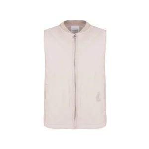 [20%쿠폰+7%페이][크로커다일 레이디] 베이스볼 니트카라 패딩 베스트_CLDWVT103