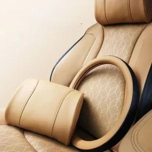 고품질 핸들카바 올뉴쏘렌토 목쿠션 핸들커버 세트 투톤 소프트쿠션 스티어링휠 핸들열선 (WFJHSL5)