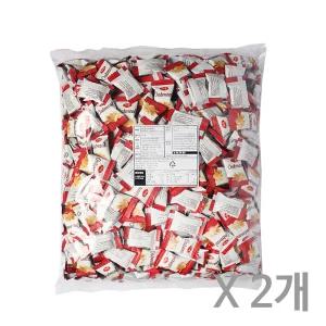 리치 리키 오트밀 미니바이트 귀리우유 캔디 1kg 대용량 다이어트 간식 x 2개