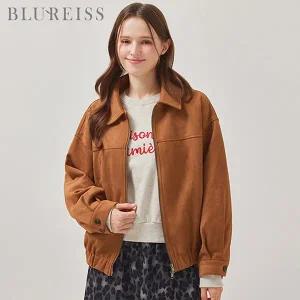 [블루레이스]집업 스웨이드 블루종 점퍼_BI5F1JP1331