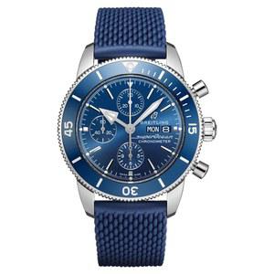 브라이틀링 슈퍼오션 헤리티지 II 크로노그래프 자동 블루 다이얼 남성용 시계 A13313161C1S1