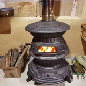 주물 화목난로 가정용 불멍 고구마 무쇠 캠핑 장작 감성