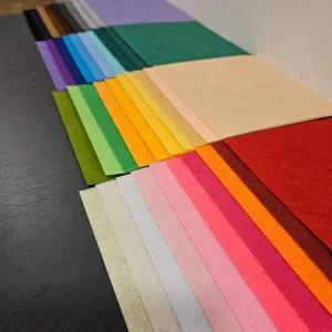 [콩심팥심]펠트지 15x15 센티미터 복합 부직포 컬러패치